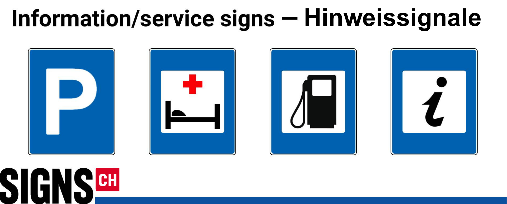 service signs